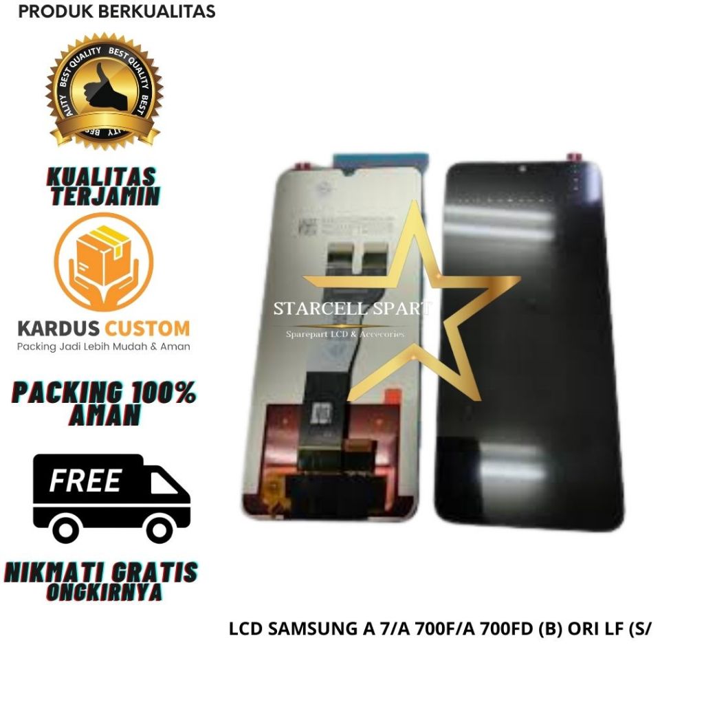 LCD SAMSUNG A 7/A 700F/A 700FD (B) ORI LF (S/N)
