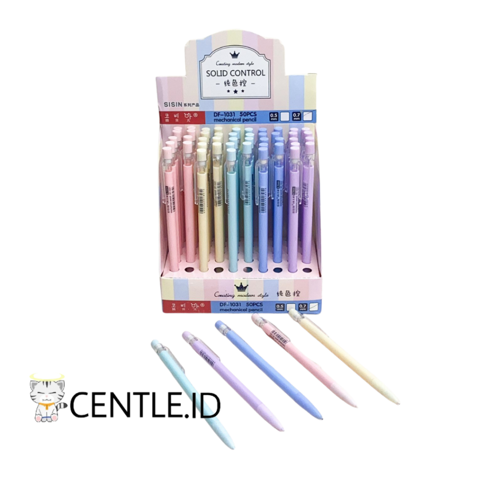 

CENTLE.ID PENSIL CETEK PASTEL SISIN DF-1031 PSN-1571 PENSIL LUCU KOREA AESTHETIC ALAT TULIS MURAH COD