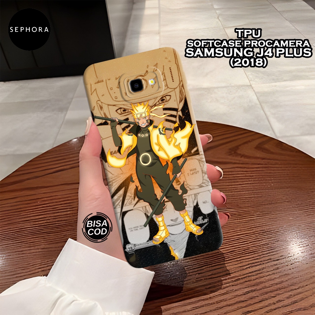 Case Samsung Galaxy J4 Plus 2018 - Fashion Case Anime - Softcase Samsung J4 Plus - Case Pro Camera -