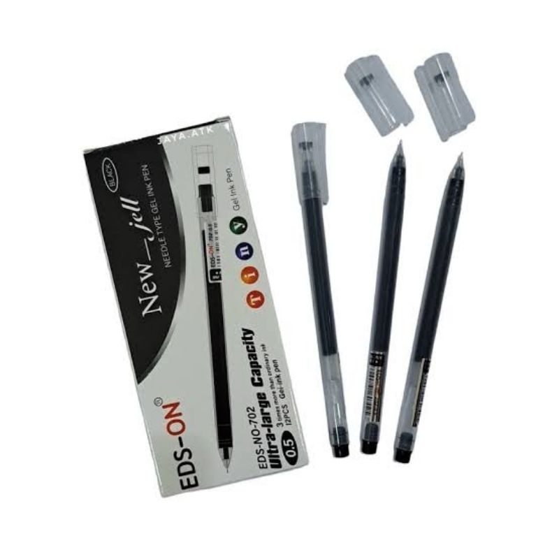 

12 pcs pulpen gel eds on murah
