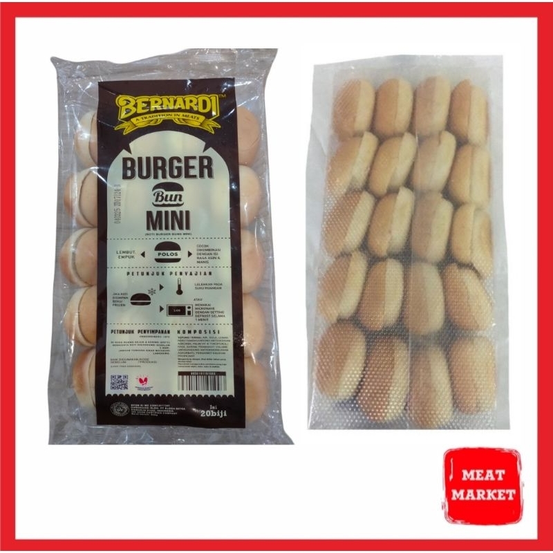 

Roti Burger Bernardi Mini (isi 20pcs)