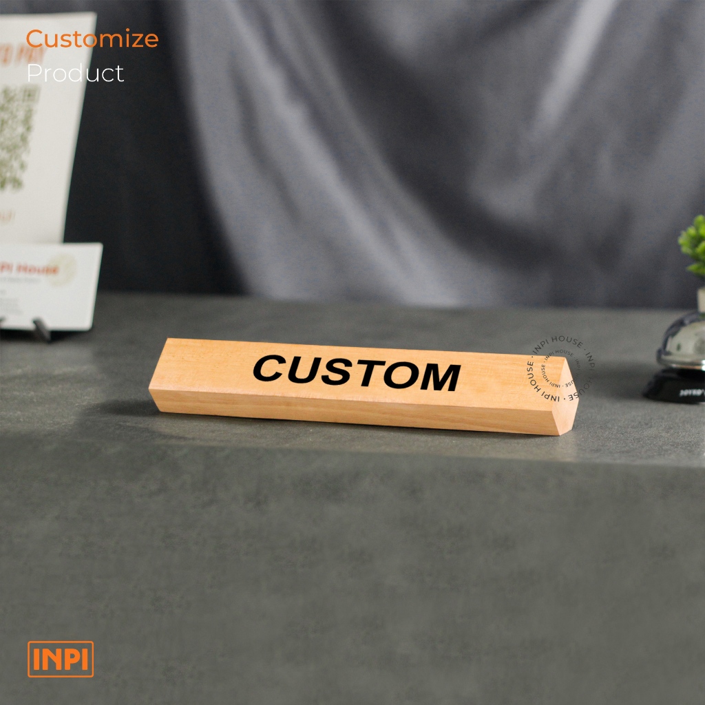 Custom Kayu Balok Sticker - INPI House