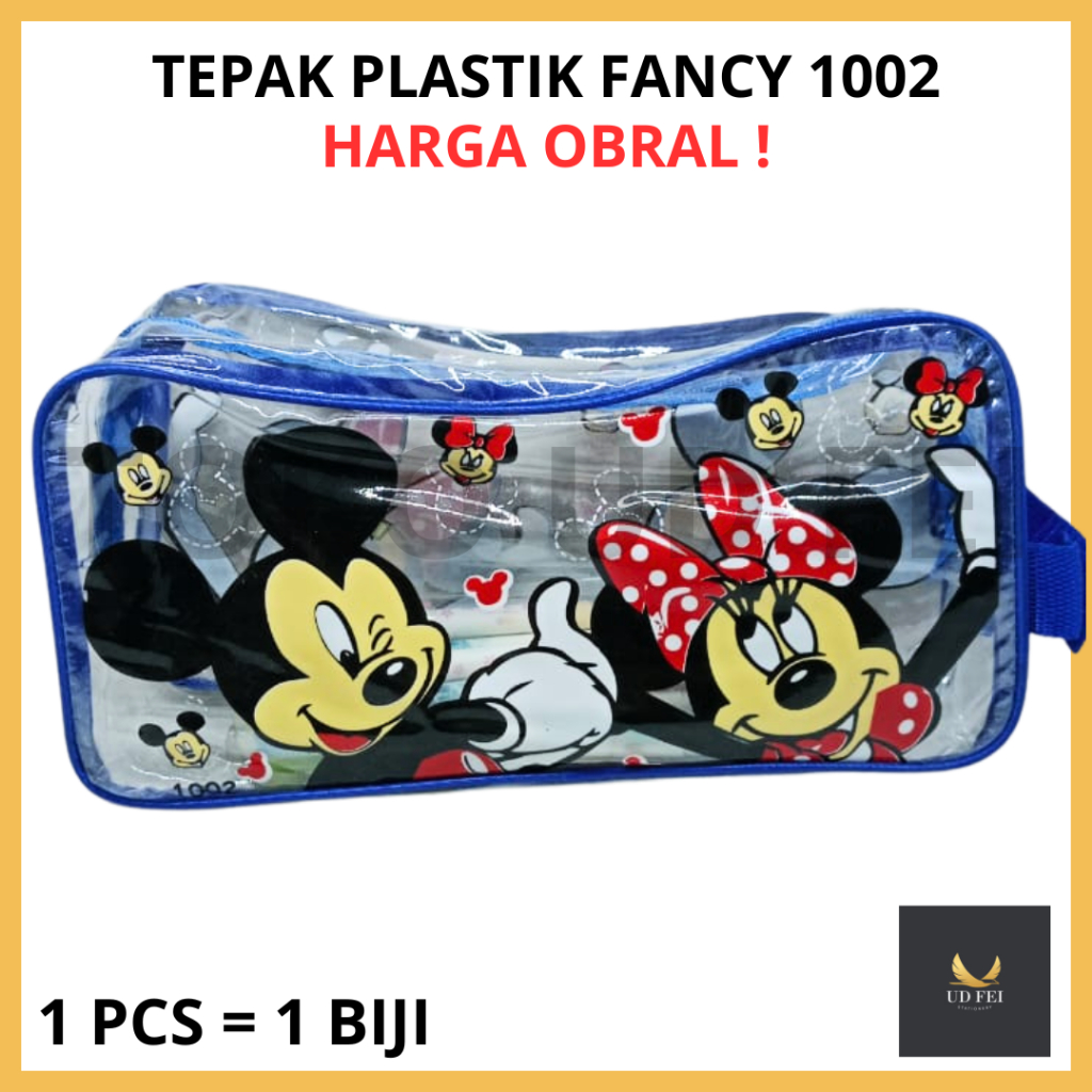 

(1 PCS=1 BIJI) Tempat Pensil Plastik/Tempat Pensil Besar/ Tempat Alat Tulis/ Tepak Plastik Fancy 1002