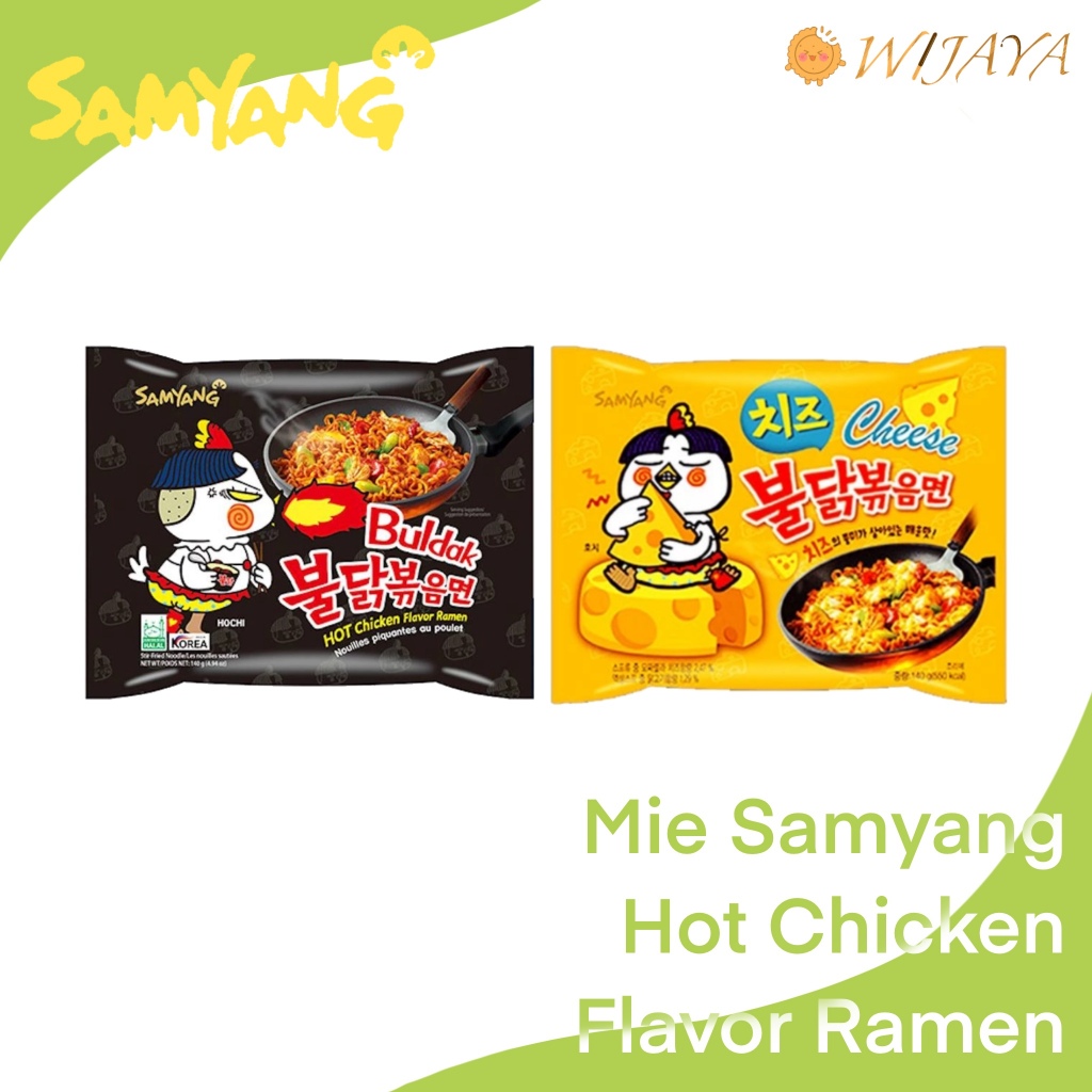 

Mie SAMYANG 1pcs 230g Rasa：Ayam pedas ，Ayam pedas dan keju