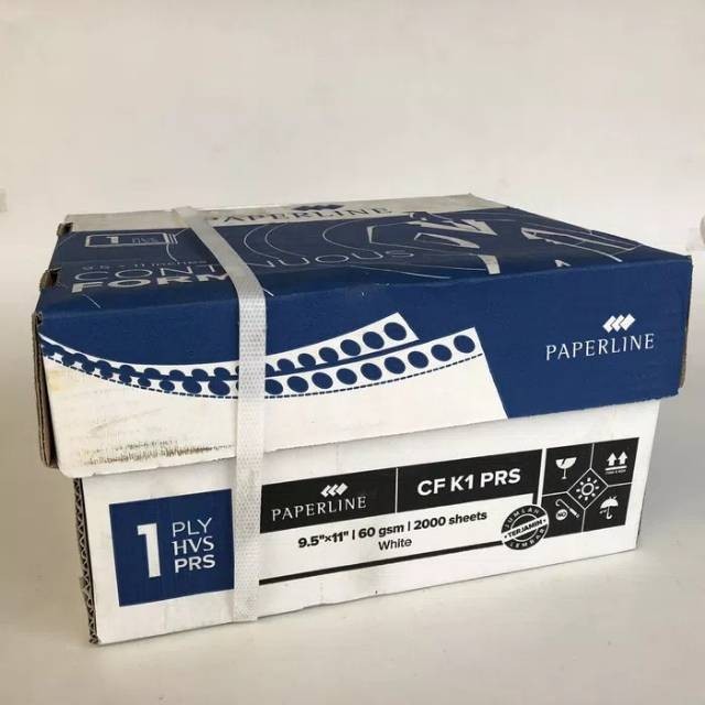 

Paperline 1 ply Bagi 2 PPL CF K1/2 W PRS Continuous Form Kertas (Dus)