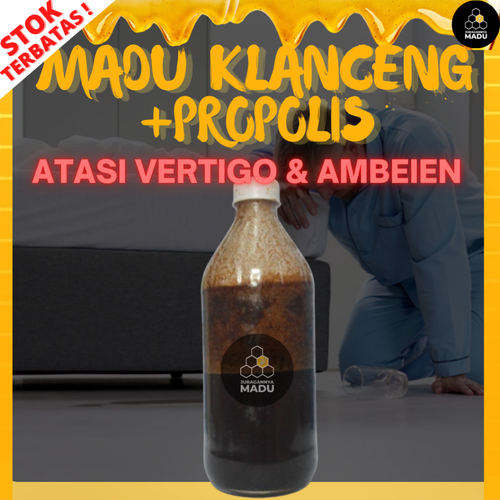 

MADU KLANCENG EXTRA PROPOLIS ATASI MASALAH MATA, VERTIGO DAN AMBEIN 350GR