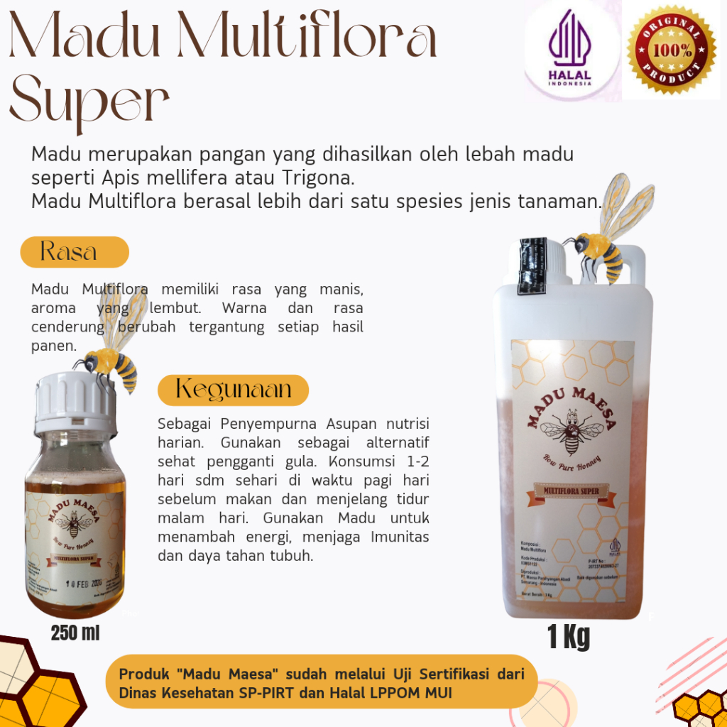 

Madu Maesa Multiflora 1 Kg 100% Original