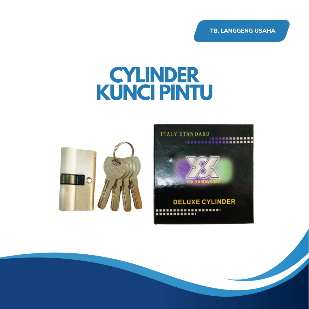 LU CYLINDER YSK HARDWARES SILINDER KUNCI PINTU RUMAH BESAR SEDANG KECIL MURAH