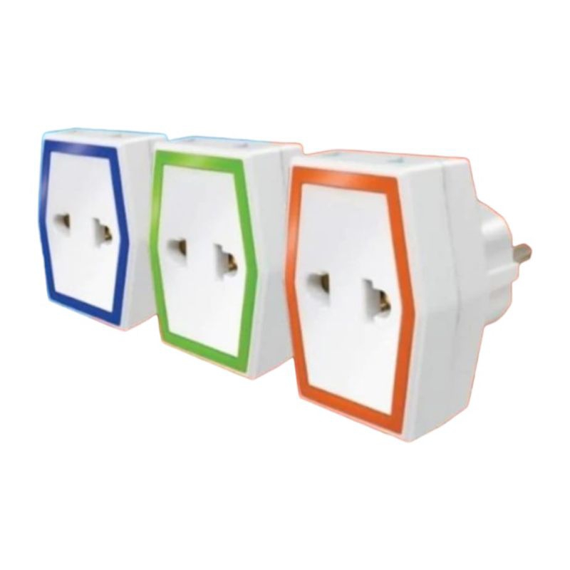 Stop Kontak T Multi Colokan Cabang T 3 Lubang DUTRON SNI Termurah