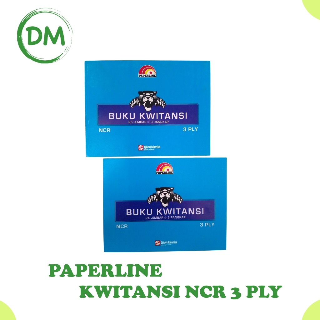 

DM- Buku Kwitansi PAPERLINE Besar NCR 3 Rangkap Ply Isi 25