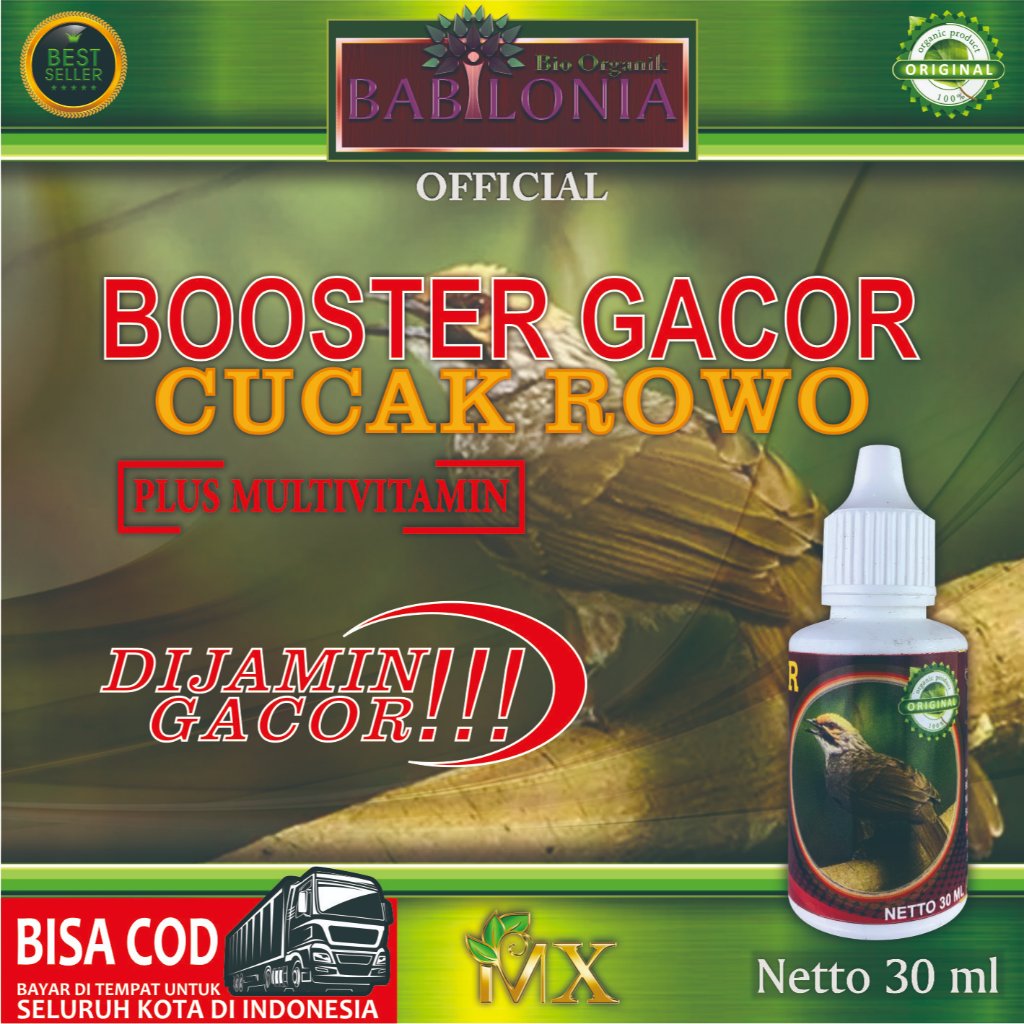 Booster Gacor Burung Cucak Rowo / Vitamin Burung Cucak Rowo