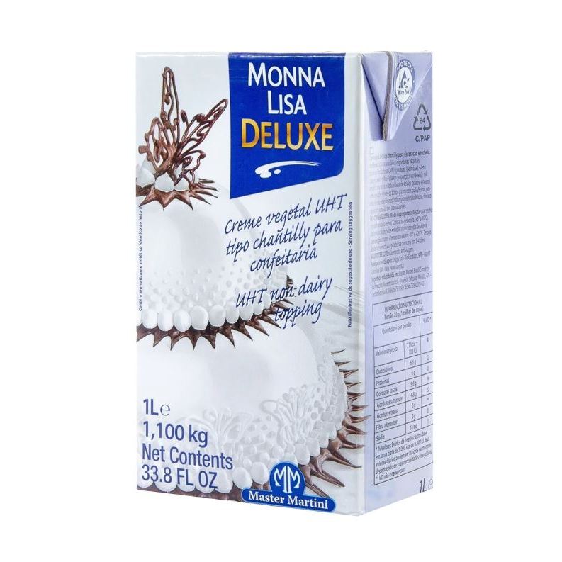 

Monnalisa DELUXE G 1Ltr - Whipping Cream / Whipcream Non Dairy - sameday / instant only