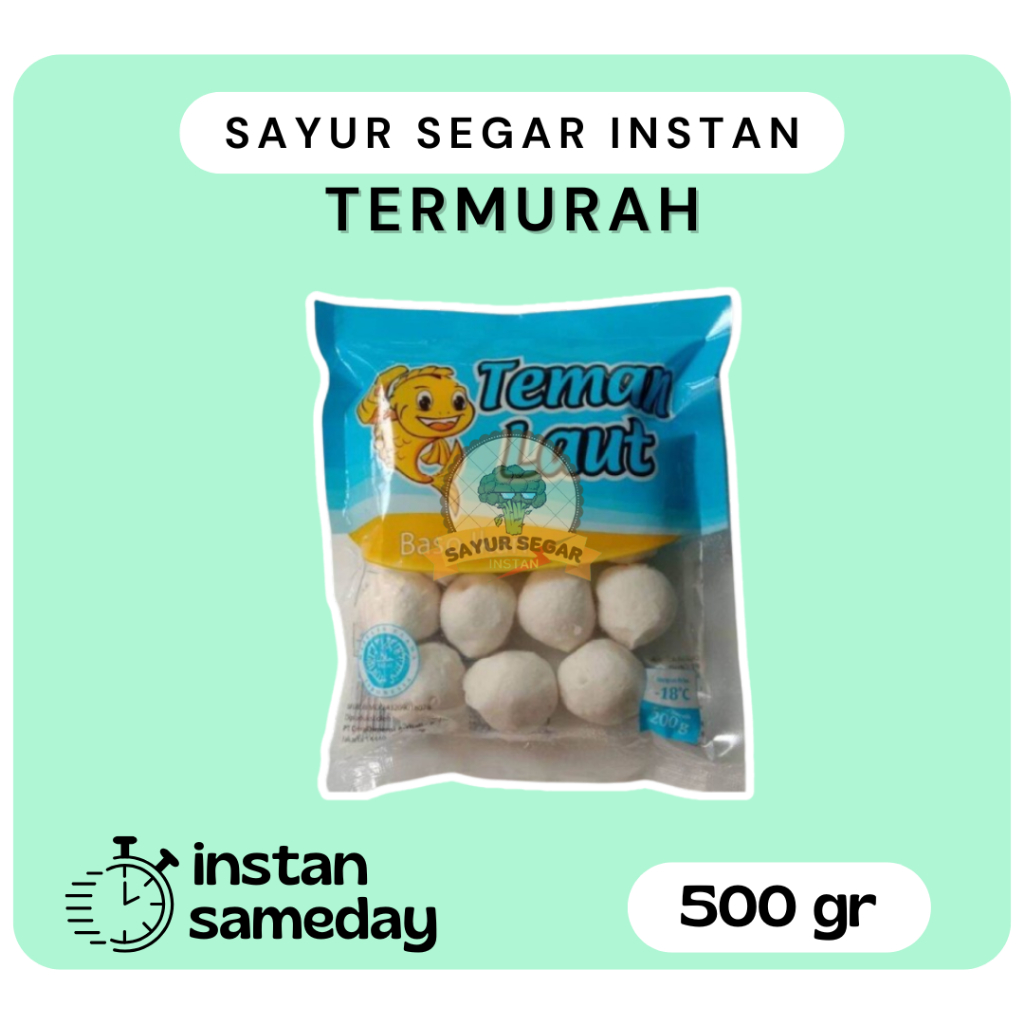 

Bakso Ikan Teman Laut ( 500gram ) - Sayur Segar Instan