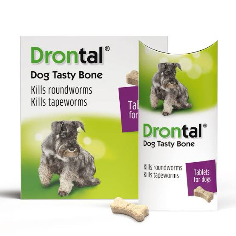 DRONTAL DOG PLUS TASTY OBAT CACING ANJING DRONTAL ANJING CACINGAN OBAT CACING PUPPY DRONTAL ELANCO