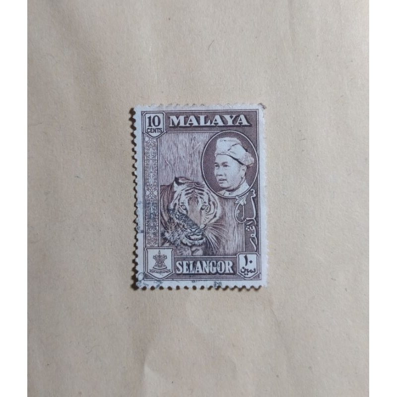 

prangko malaya 10 cent selangor