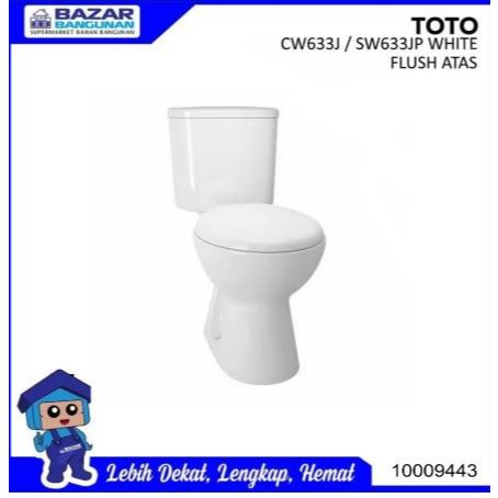 CLOSET / KLOSET / TOILET DUDUK TOTO CW633J SW633JP CW 633 J SW 633 JP