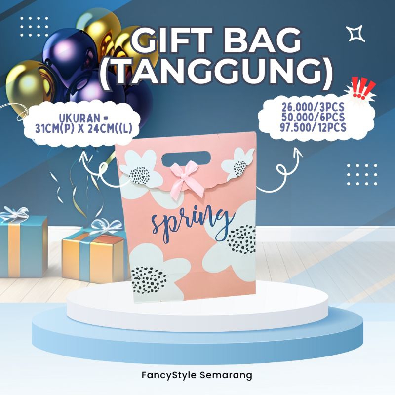 

TAS TUTUP PITA GIFT BAG KECIL/TANGGUNG