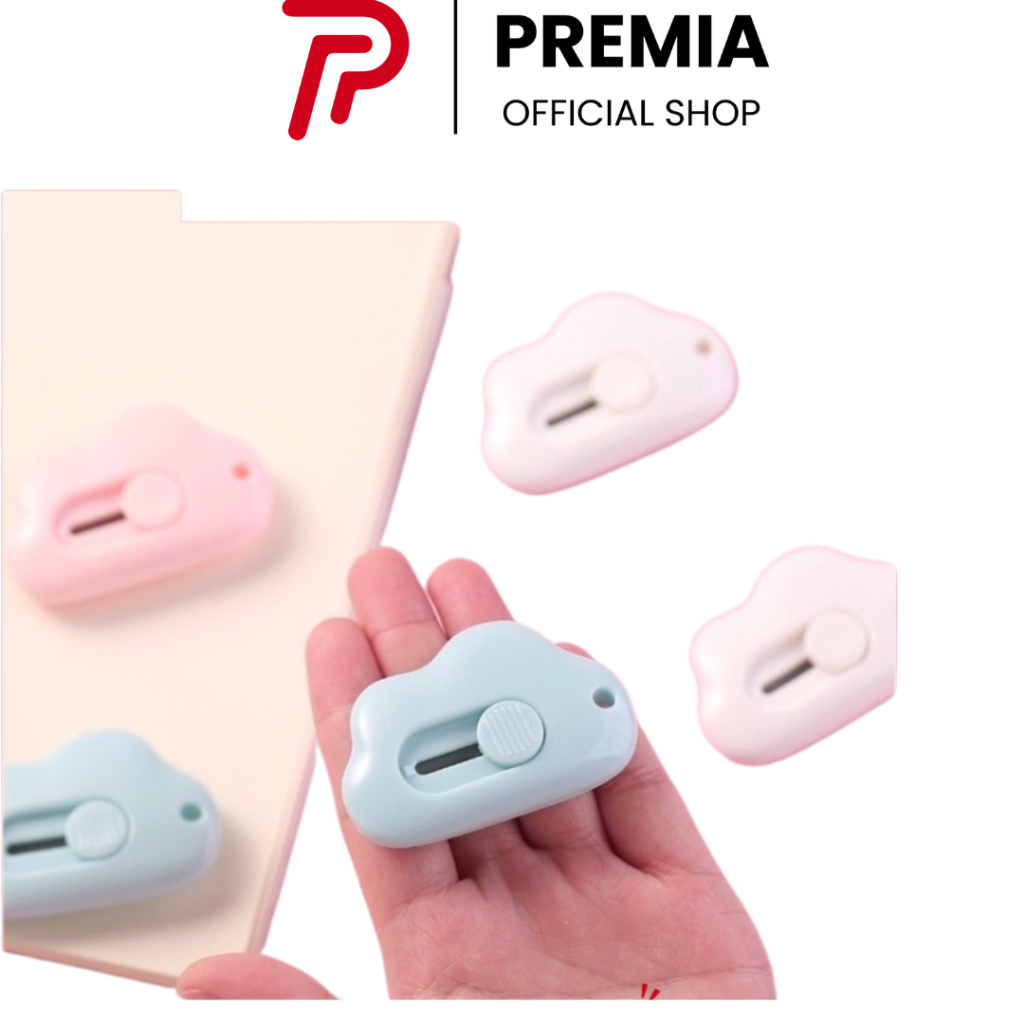 

Cutter Mini Karakter Awan Pisau Pemotong Mini Buka Paket Unboxing Perlengkapan ATK Sekolah Travel Size Cloud Shape Sliding Knife Kater Kecil Lucu Cuter Alat Tulis Peralatan Sekolah Alat Bantu Potong Kertas Plastik Prakarya