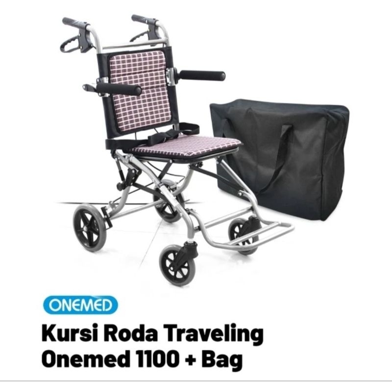 kursi roda travel 1100 + bag onemed