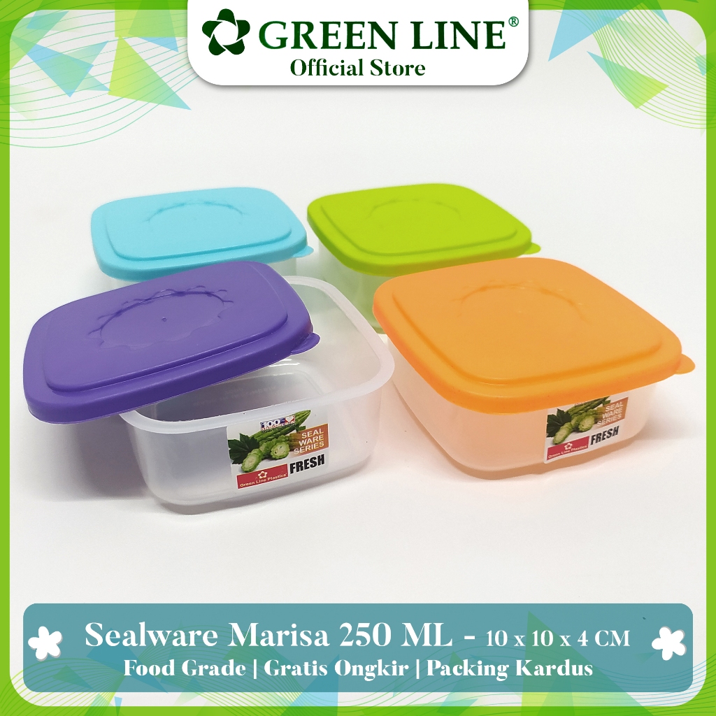 Greenline Toples Sealware Segi Kecil Marisa - 250 ML