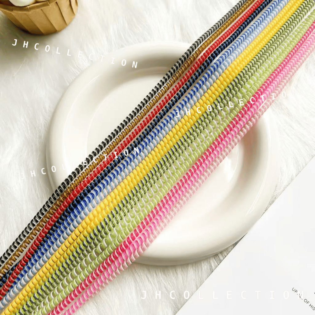 Pelilit Kabel Spiral / Pelindung Kabel Charger Bahan Tebal / Pelindung Cable HP Universal