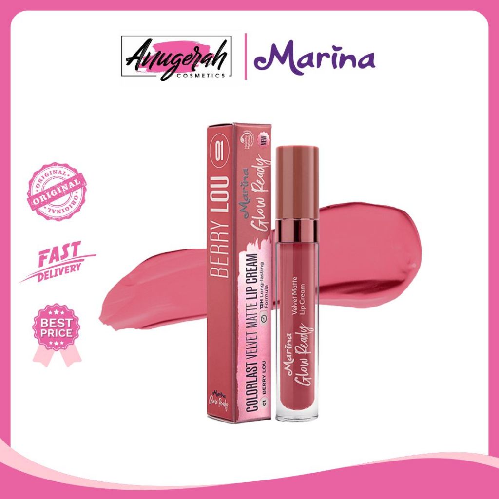 Marina Glow Ready Velvet Matte Lip Cream