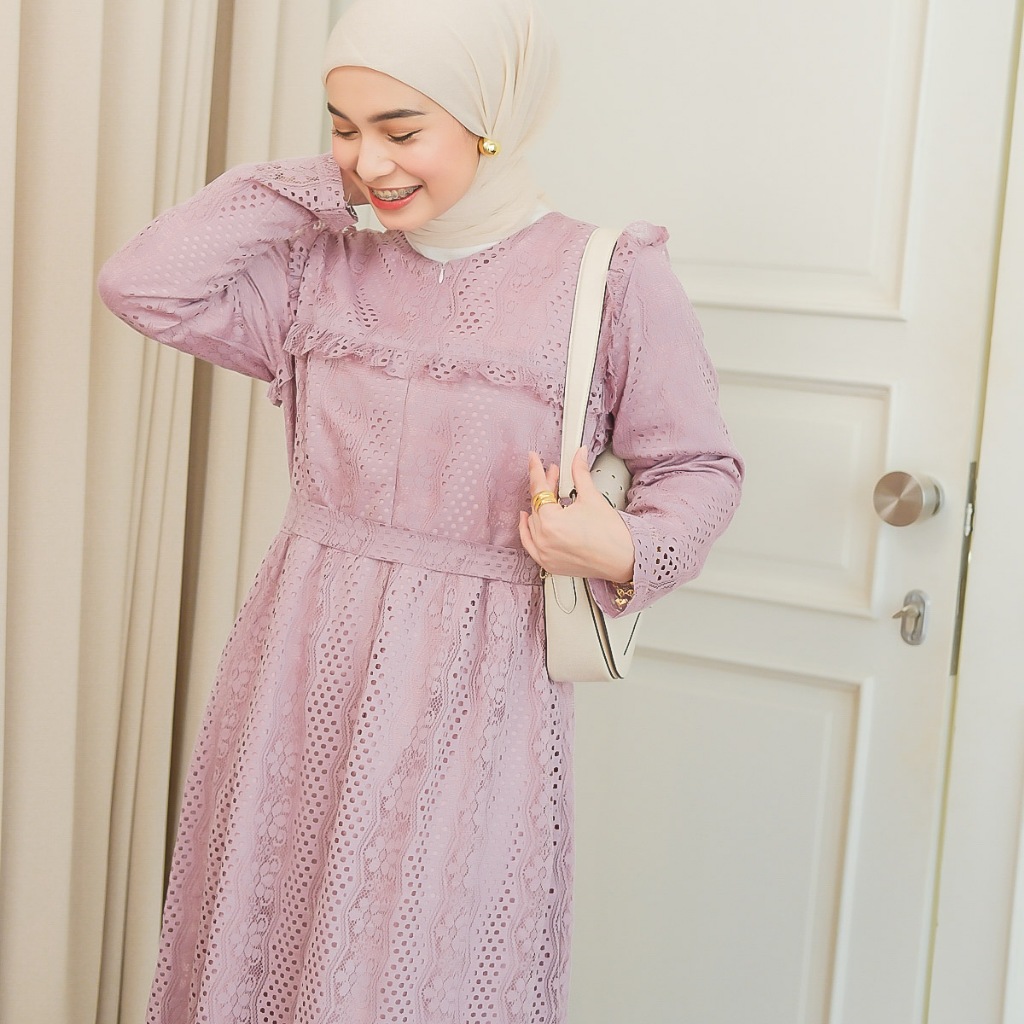 KIA | Dress Kondangan Brukat by Salasa Outfit