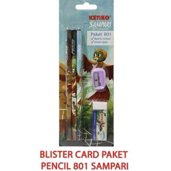 

KENKO SAMPARI PAKET PENCIL BLISTER CARD 801-SPR