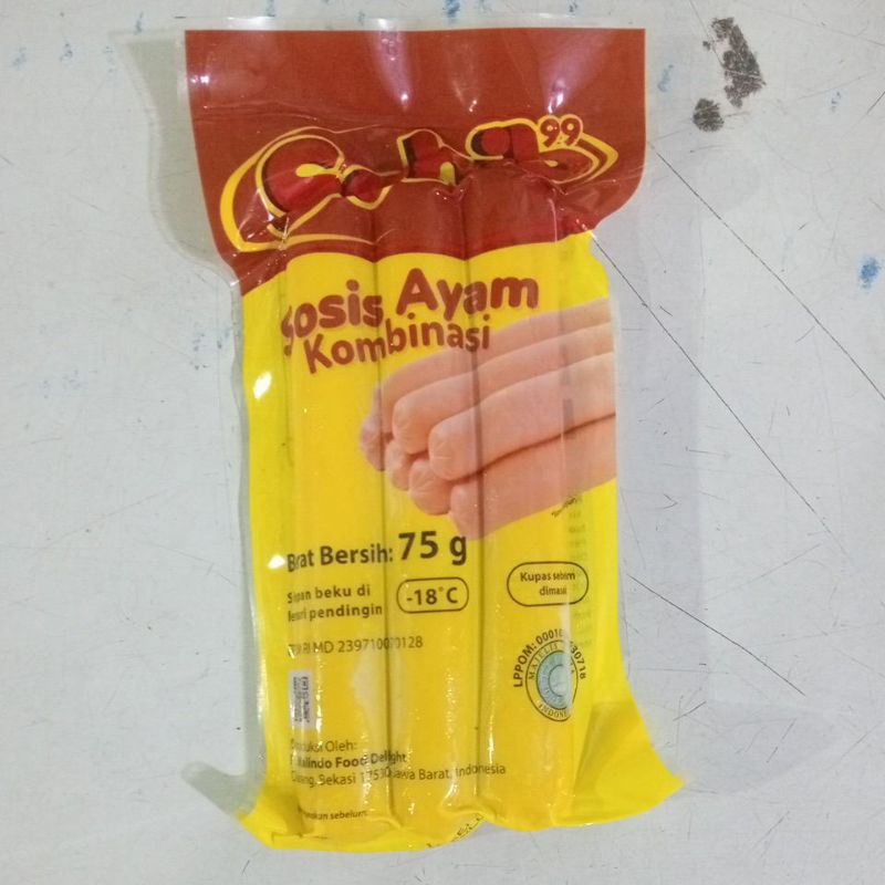 

SOHIB SOSIS AYAM ISI 3 75GR