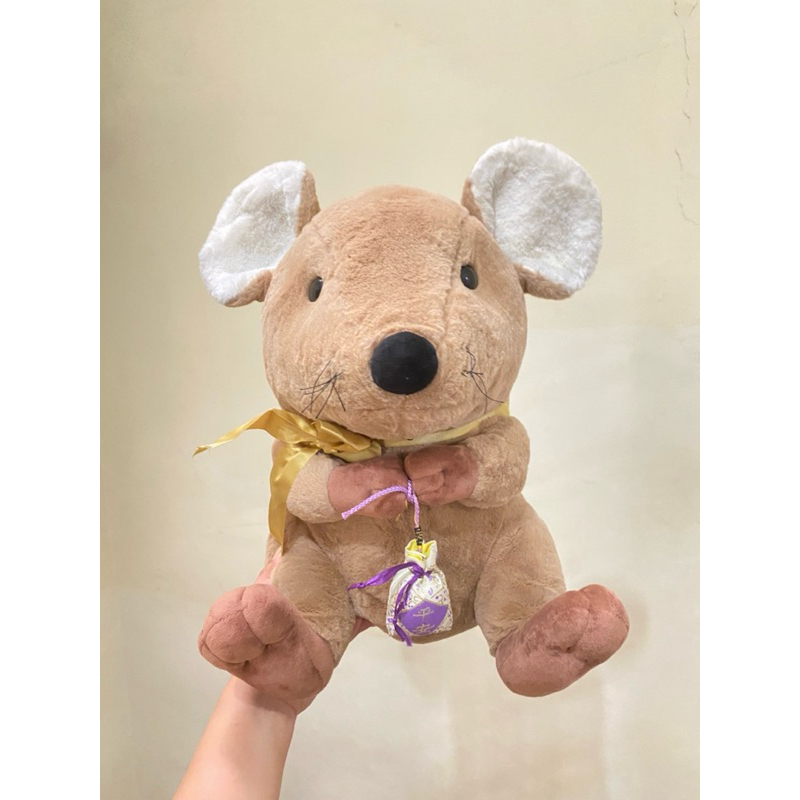 boneka karakter Tikus Cokelat besar size 38cm / Boneka Tikus / Boneka Karakter Tikus Cokelat