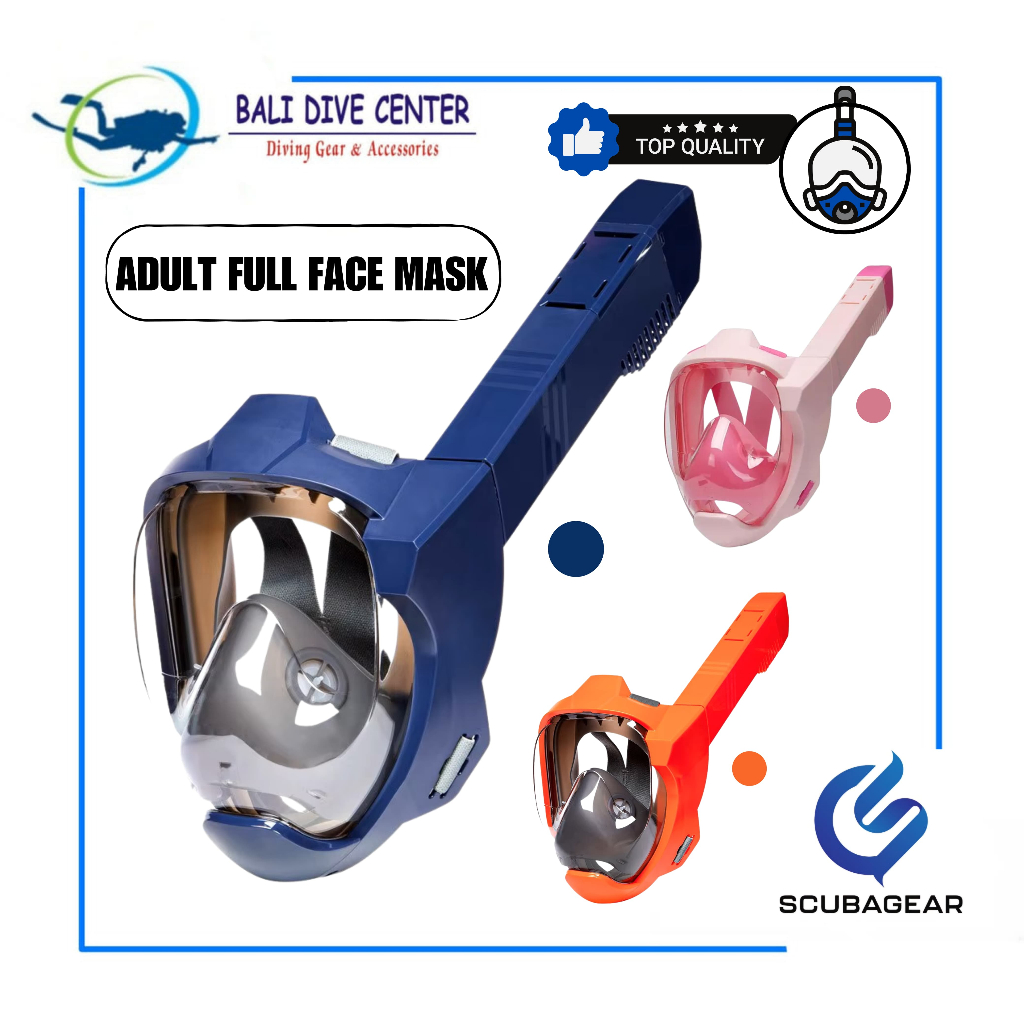 SCUBAGEAR Mask Full Face Adult - Mask Snorkeling