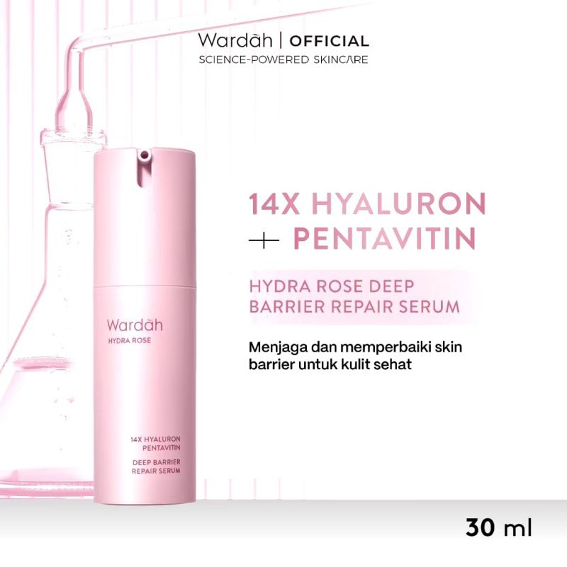 WARDAH Hydra Rose 14X Hyaluronic PentavitinDeep Barrier Repair Serum