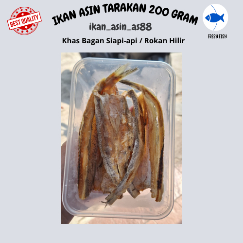 

IKAN ASIN TARAKAN/IKAN ASIN KACANG-KACANG 200 GRAM