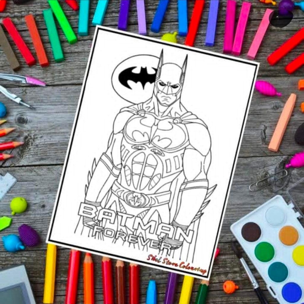 

Kertas Mewarnai Anak Tema Batman V1 / Kertas Gambar Tebal 160 Gsm (10 Lembar)