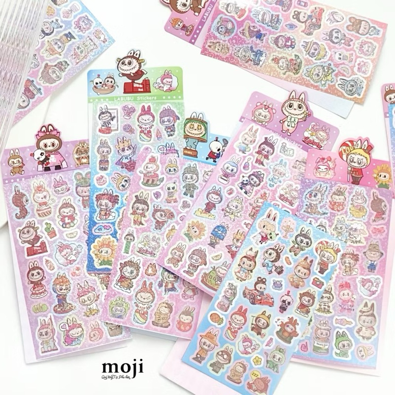 

Sticker Hologram / Sicker Hologram Unicorn / Labubu/ Sanrio / Lotso Random Karakter Lucu-Lucu Hadiah