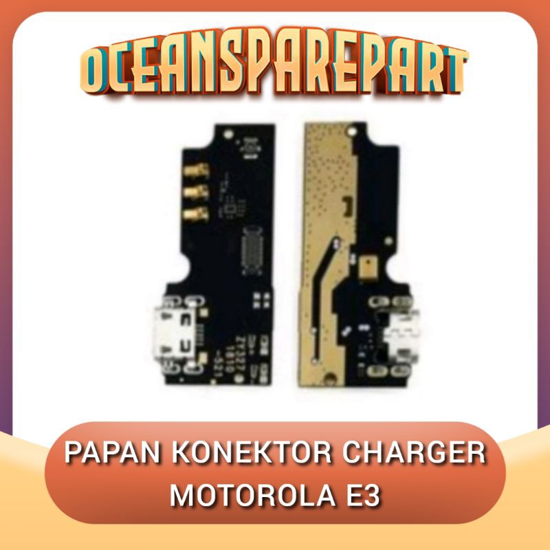 BOARD PAPAN KONEKTOR CONEKTOR CHARGER MOTOROLA E3 PLUG IN MIC