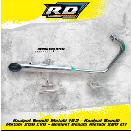 Knalpot Benelli Motobi 152 - Knalpot Benelli Motobi 200 EVO - Knalpot Benelli Motobi 200 EFI