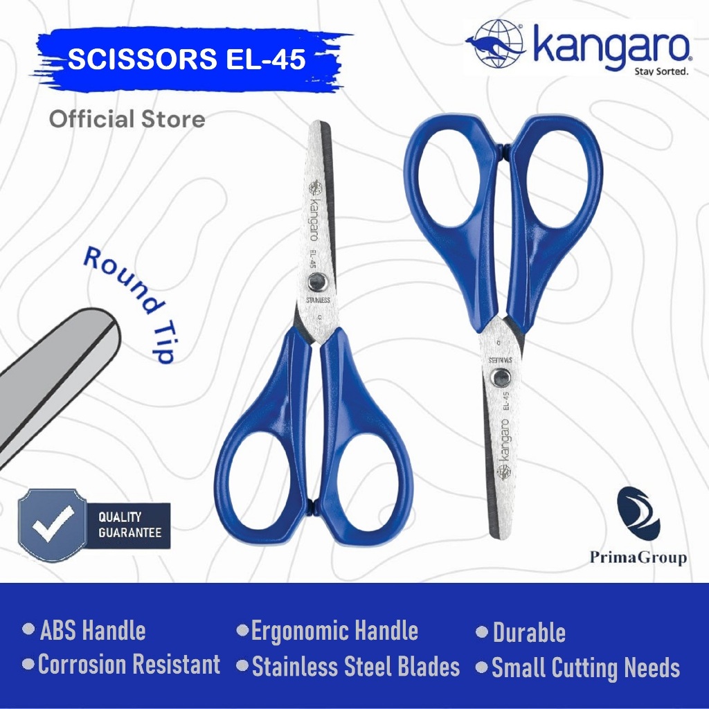 

Gunting Kecil EL-45 / Gunting Kertas / Kids Scissors / Gunting Anak / Gunting 5 inch / Gunting 12cm