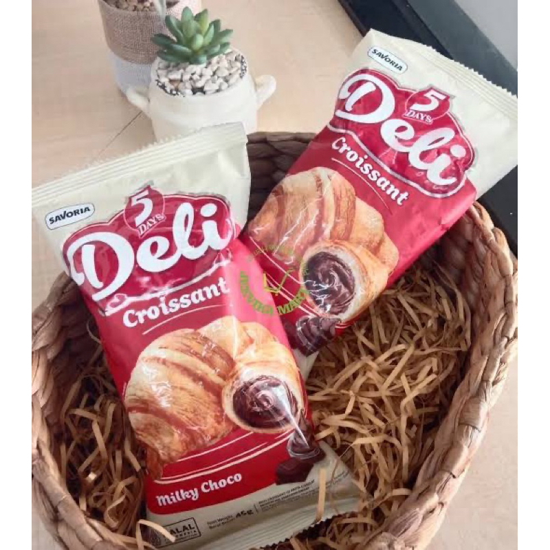 

Elsnack - Roti croissant Deli isi coklat 45gr