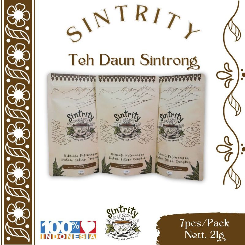 

SINTRITY |Teh Daun Sintrong|100% Daun Stevia Tanpa Pemanis Buatan