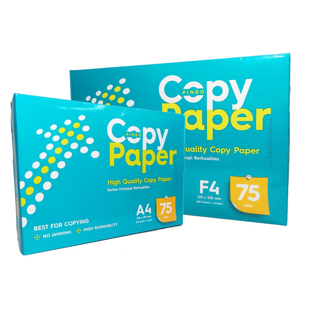 

KODE R14S Copy Paper Kertas HVS A4 F4 75 Gram RIM