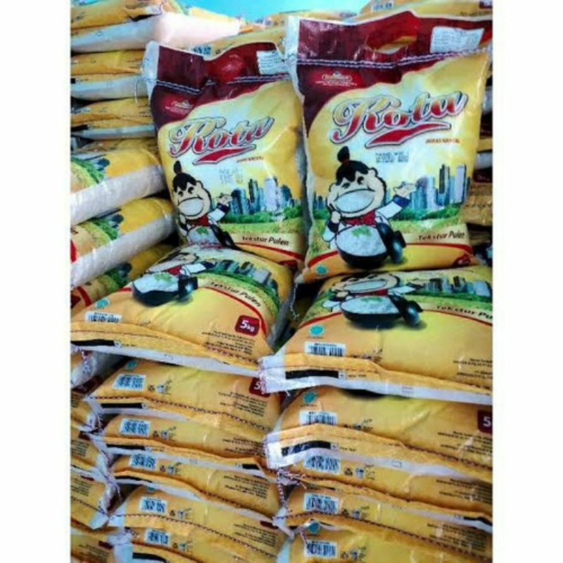 

BERAS MURAH, BERAS KOTA KEMASAN 5KG, BERAS KRISTAL, BERAS PULEN