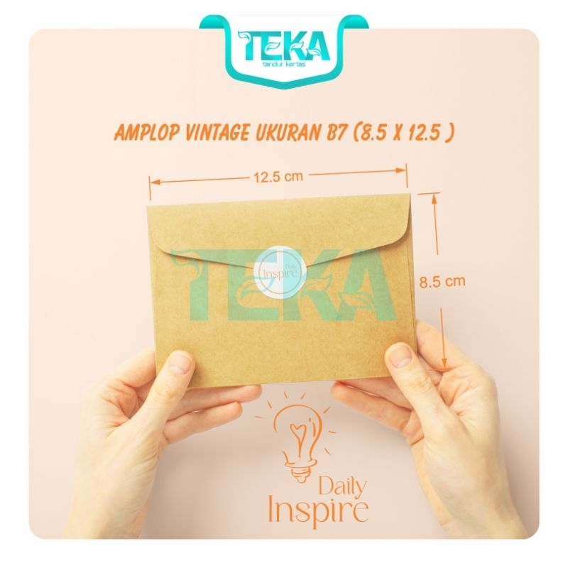 

Amplop Kondangan Kraft Aesthetic Amplop B7 Wedding Vintange Murah Amplop Polos