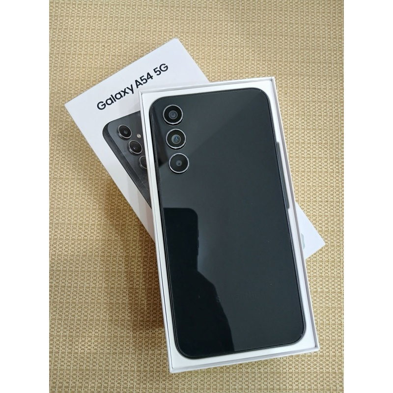 handphone samsung a54 black second