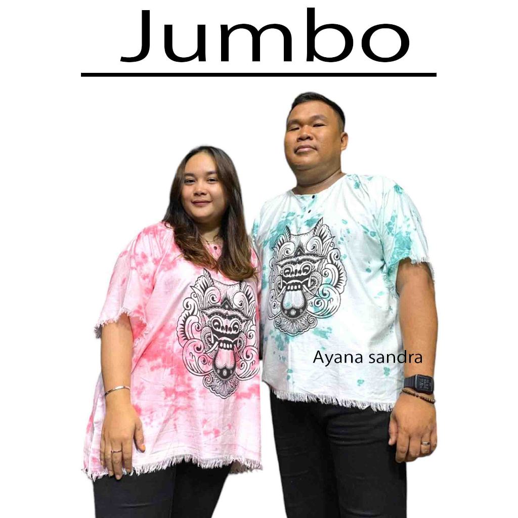 Baju barong bali jumbo pria dan wanita - kaos bali jumbo - baju santai adem