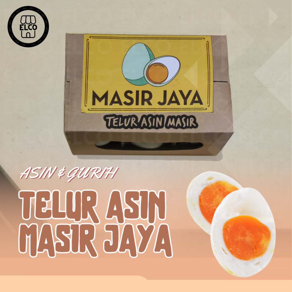 

Telur Asin Masir Jaya - 1 Dus isi 6 Telur