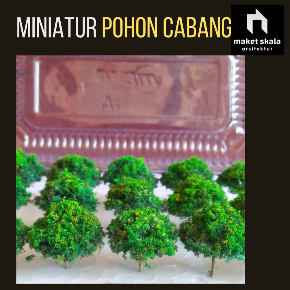 

KODE E64K PACK Miniatur Pohon Cabang Skala maket arsitektur