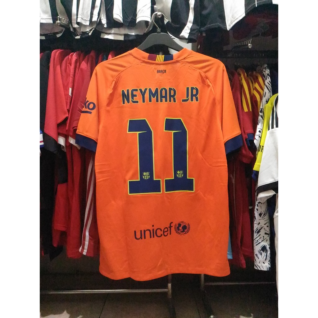 Jersey Bola Retro GO Barcelona Barca 2014 2015 Away NEYMAR 11