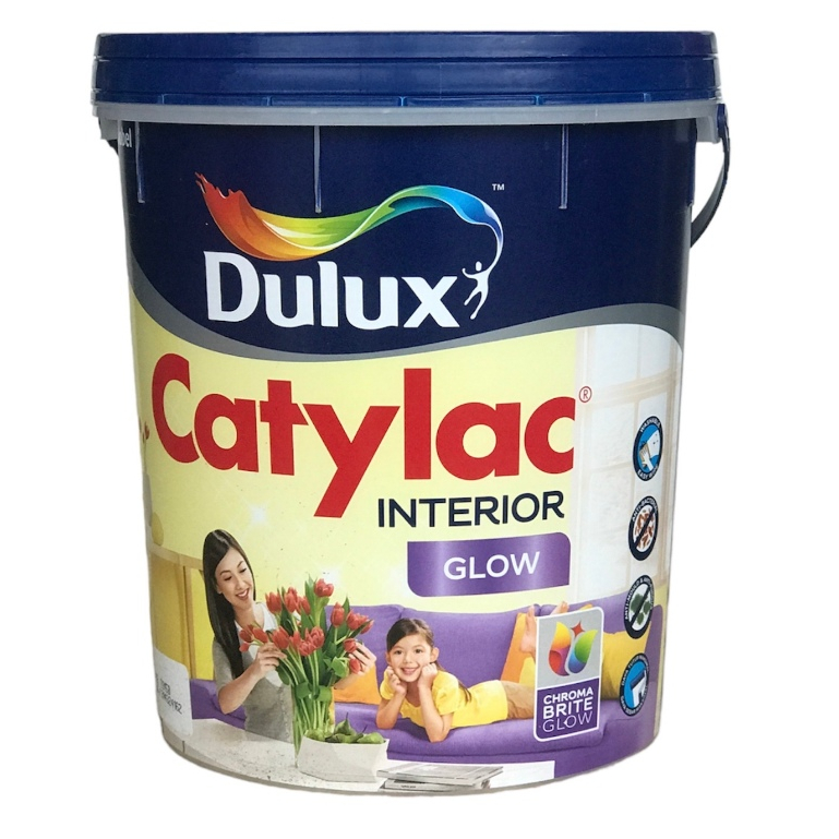 Dulux Catylac *GLOW* Interior , Cat Interior Terbaik Murah Meriah By Dulux *5 Kg* - Boleh Request Wa