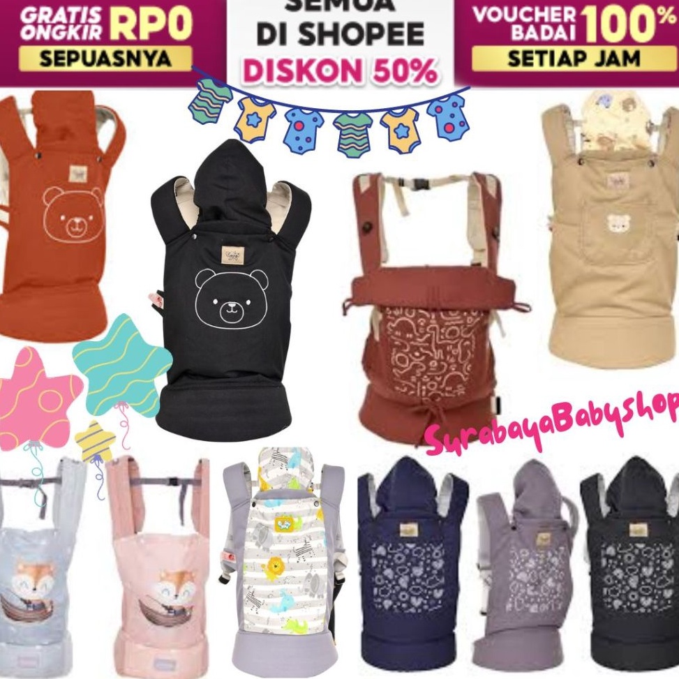 Paket Spesial GENDONGAN M SHAPE SSC BABY REX BABY JOY BJG364  Gendongan Bayi Depan